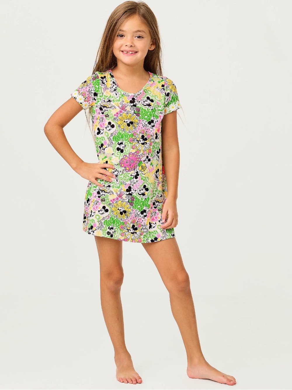 NWT Lilly Pulitzer girls mini Cody dress multi throwback Disney size S